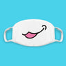 Super Cute Expression Smile Breathable Mouth Face Mask For Korean Black Kpop Unisex Kawaii Face Mouth Muffle Mask Cotton Anime
