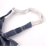 Feminine Plaid Bowtie Casual Bow tie For Women Uniform Collar Butterf Bowknot Adult Check Bow Ties Cravats Girls Bowties