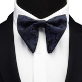 GUSLESON Fashion Paisley Bow Tie For Men Women Classic Big Bowtie For Party Wedding Bowknot Adult Mens Bowties Cravats Red Tie