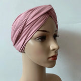 Turban intérieur en daim pour femme musulmane