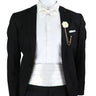 New Fashion Mens Cummerbund Bow Tie Brooch Set Black Red Blue   Waist Seal For Formal Tuxedo Business Suit Dinner Accessories