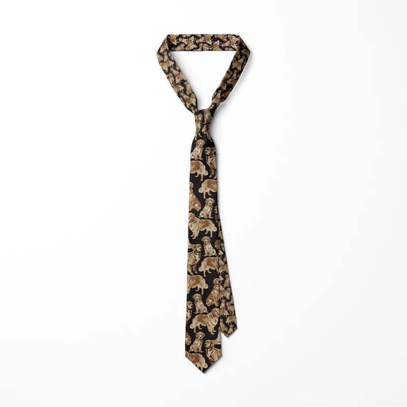Nouvelle mode crâne punk tendance hommes cravate nouveauté 8 cm mince décontracté chien nylon hommes cravate fête mariage fête accessoires cravate cravate