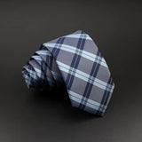 Cravate tissée jacquard pour homme, classique, à carreaux, rayée, en polyester, tendance, pour mariage, affaires, fête, costume, robe, cadeau