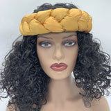 Bronzing Fabric Women's Headbands Elastic Braids Hair Bands Female Turban Cap Party Headwear Accessories Fashion Bandage Bandana