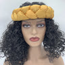 Bronzing Fabric Women's Headbands Elastic Braids Hair Bands Female Turban Cap Party Headwear Accessories Fashion Bandage Bandana