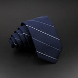 Cravate tissée jacquard pour homme, classique, à carreaux, rayée, en polyester, tendance, pour mariage, affaires, fête, costume, robe, cadeau