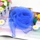 Lot de 12 foulards carrés en mousseline de soie pour femmes et filles, accessoires de danse, tours de magie, spectacle, maternelle, couleur bonbon, mouvement