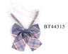 Ladies Plaid Bowtie Casual Bow tie For Women Uniform Collar Butterf Bowknot Adult Check Bow Ties Cravats Cotton Girls Bowties
