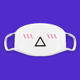 Super Cute Expression Smile Breathable Mouth Face Mask For Korean Black Kpop Unisex Kawaii Face Mouth Muffle Mask Cotton Anime