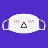Super Cute Expression Smile Breathable Mouth Face Mask For Korean Black Kpop Unisex Kawaii Face Mouth Muffle Mask Cotton Anime