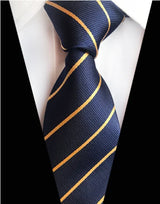 Corbatas de seda tejidas en jacquard con diseño de cachemira a cuadros para hombre, corbatas de 8 cm a rayas para trajes de negocios, bodas y fiestas.