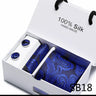 Cravates de marque 100 % soie, coffret cadeau, bureau, homme, classique, fête, mariage, rayées, 7,5 cm, soie, mariage, motif floral, cravate, mouchoir