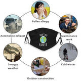 There'S No Planet B Earth Day Print Funny Print Reusable Pm2.5 Filter Face Mask Earth Day Ecology Nature Lovers