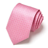 Cravate classique en soie pour homme, 48 couleurs, 7,5 cm, de luxe, à rayures, fine, pour costume, mariage, fête