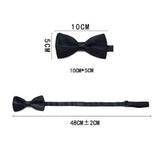 Classic Kid Bowtie Boys Grils Baby Toddler Bow Tie Fashion Solid Color Butterfly Party Pet  formal Adjustable Fashion Necktie