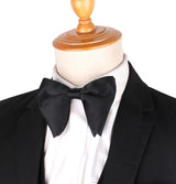 Cravate étroite noire pour hommes et femmes, cravate en polyester à fermeture éclair, cravate classique pour mariage, cravate fine pour hommes d'affaires