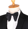 Cravate étroite noire pour hommes et femmes, cravate en polyester à fermeture éclair, cravate classique pour mariage, cravate fine pour hommes d'affaires