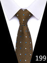 Cravate homme 7,5 cm, style nouveau, bleu, vert et orange, motif cachemire, motif floral, pour mariage, travail