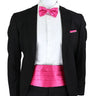 New Fashion Mens Cummerbund Bow Tie Brooch Set Black Red Blue   Waist Seal For Formal Tuxedo Business Suit Dinner Accessories