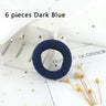 6Pcs/Lot Solid Color Basic Rubber Bands Simple High Elastic Hairband Girls Headwear Headband Fashion Women Gum Hair Accessories