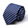 Cravate classique en soie pour homme, 48 couleurs, 7,5 cm, de luxe, à rayures, fine, pour costume, mariage, fête