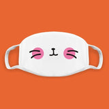 Super Cute Expression Smile Breathable Mouth Face Mask For Korean Black Kpop Unisex Kawaii Face Mouth Muffle Mask Cotton Anime
