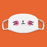 Super Cute Expression Smile Breathable Mouth Face Mask For Korean Black Kpop Unisex Kawaii Face Mouth Muffle Mask Cotton Anime