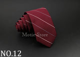 Cravate tissée jacquard pour homme, classique, à carreaux, rayée, en polyester, tendance, pour mariage, affaires, fête, costume, robe, cadeau