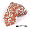 Nouvelle cravate florale pour hommes et femmes, cravate fine en coton pour mariage, cravates décontractées pour hommes, costumes classiques, cravates à imprimé floral
