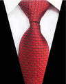 Corbatas de seda tejidas en jacquard con diseño de cachemira a cuadros para hombre, corbatas de 8 cm a rayas para trajes de negocios, bodas y fiestas.