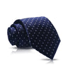 Cravate Huishi 8 cm à pois pour homme, slim, tendance, en polyester et microfibre, à carreaux, pour mariage