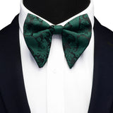 GUSLESON Fashion Paisley Bow Tie For Men Women Classic Big Bowtie For Party Wedding Bowknot Adult Mens Bowties Cravats Red Tie