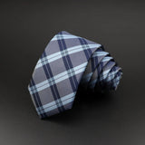 Cravate tissée jacquard pour homme, classique, à carreaux, rayée, en polyester, tendance, pour mariage, affaires, fête, costume, robe, cadeau