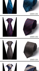 Cravate pour homme, 7,5 cm, de luxe, gris foncé, accessoires de mariage, à pois, pour le travail
