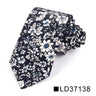 Nouvelle cravate florale pour hommes et femmes, cravate fine en coton pour mariage, cravates décontractées pour hommes, costumes classiques, cravates à imprimé floral
