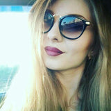 New Finished Myopia Sun Glasses Fashion Gray Lens Metal Legs With Degrees Sunglasses -1 -1.5 -2.0 -2.5 -3.0 -3.5 -4.0