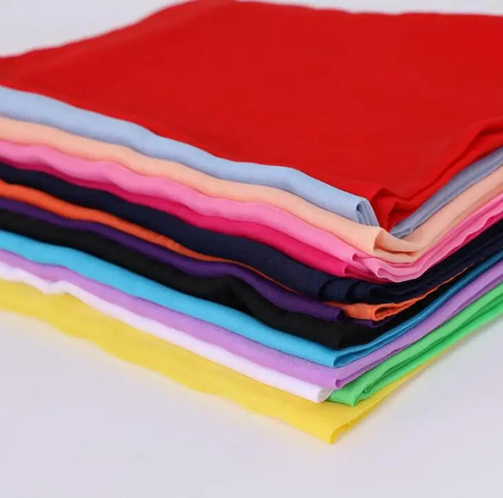 Foulard en mousseline de soie de luxe, foulard printemps-été, foulard pour femmes, châles de plage, bandana, bandeau, hijabs musulmans, foulard noir/écharpes