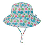 Girls Boys Outdoor Anti UV Beach Cap Summer Baby Sun Hat Swimming Hat Kids Bucket Cap with Adjustable Chin Strap 0-8 Years
