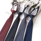Corbata elástica de 7 cm para niños, corbata escolar para niños, niñas y bebés, corbata de color liso a la moda para bodas, corbata de boda.
