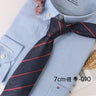 Corbata Hombre corbata 7cm cravates pour hommes de luxe rayures bleues cravate affaires Corbatas Para Hombre Mariage cadeau chemise accessoires