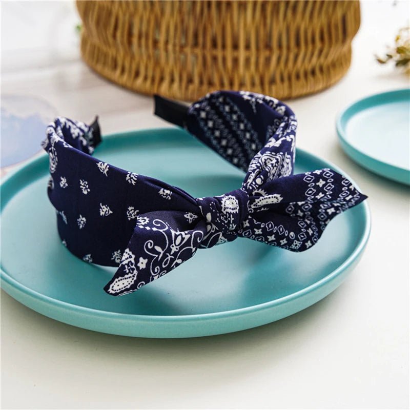 Fashion Women Big Bow Headband Hair Hoop Bands Girls Bowknot Wide Hairbands Ornaments for Girls Hair Accessories Headdredss