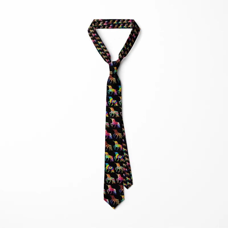 Nouvelle mode crâne punk tendance hommes cravate nouveauté 8 cm mince décontracté chien nylon hommes cravate fête mariage fête accessoires cravate cravate