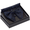 GUSLESON Ensemble de boutons de manchette et pochette pour homme, motif cachemire, bleu, rouge et jaune, avec boîte cadeau, cravate de mariage en soie pour homme