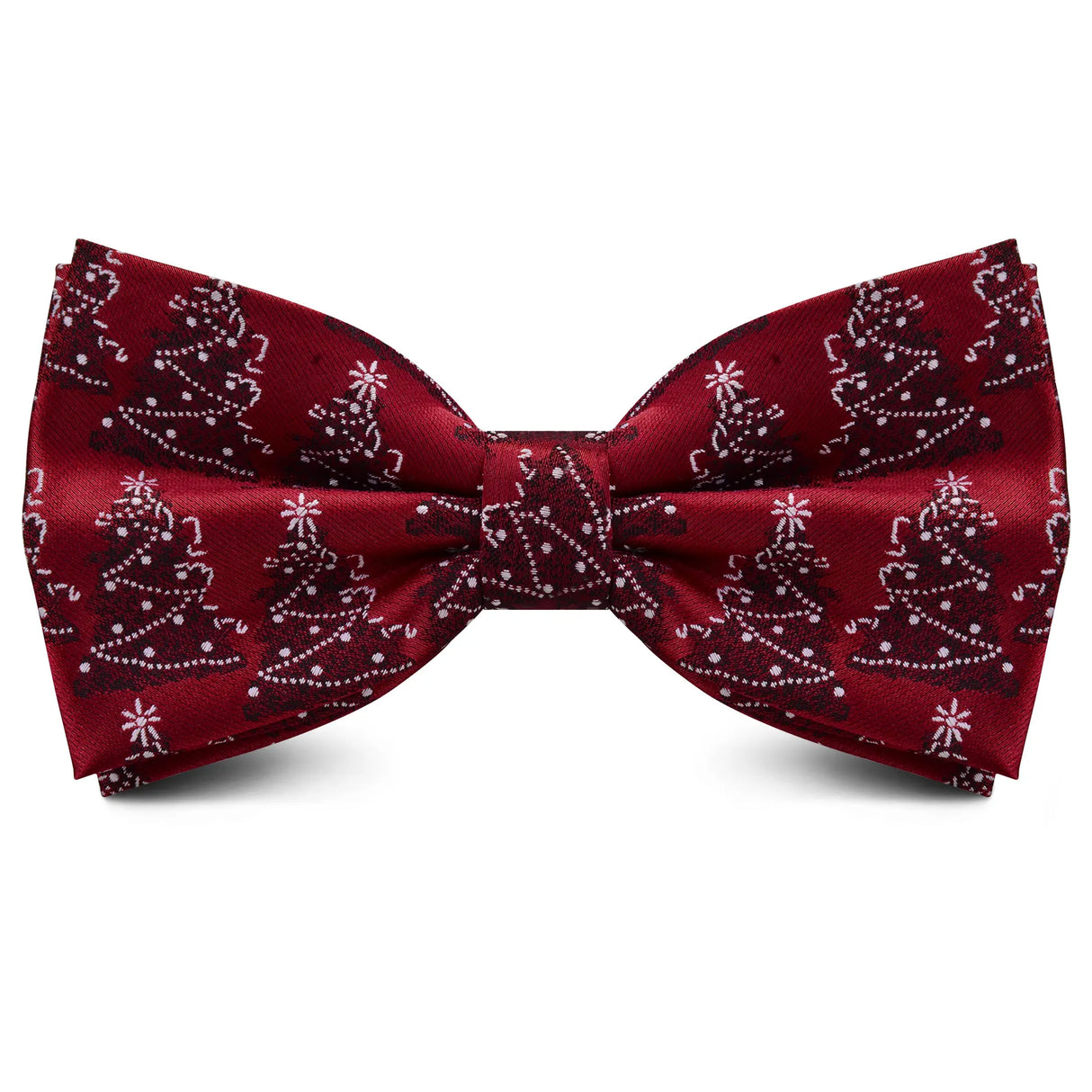 Christmas Bow tie for Men Women Snowmen Christmas Tree Bow knot Pre-tied Adult Silk Jacquard Bowtie Double Fold Cravats Party