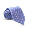 Cravate Huishi 8 cm à pois pour homme, slim, tendance, en polyester et microfibre, à carreaux, pour mariage