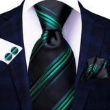 Cravate de mariage en soie à motif cachemire orange et argent pour homme, style créateur, avec boutons de manchette, style tendance, pour soirées d'affaires, livraison directe