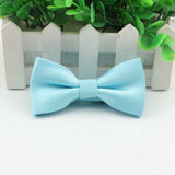 Colorful Matt Classic Baby Kid Bowties Boy Girl Children Tuxedo Bowties Pet Dog Cat Necktie Butterfly