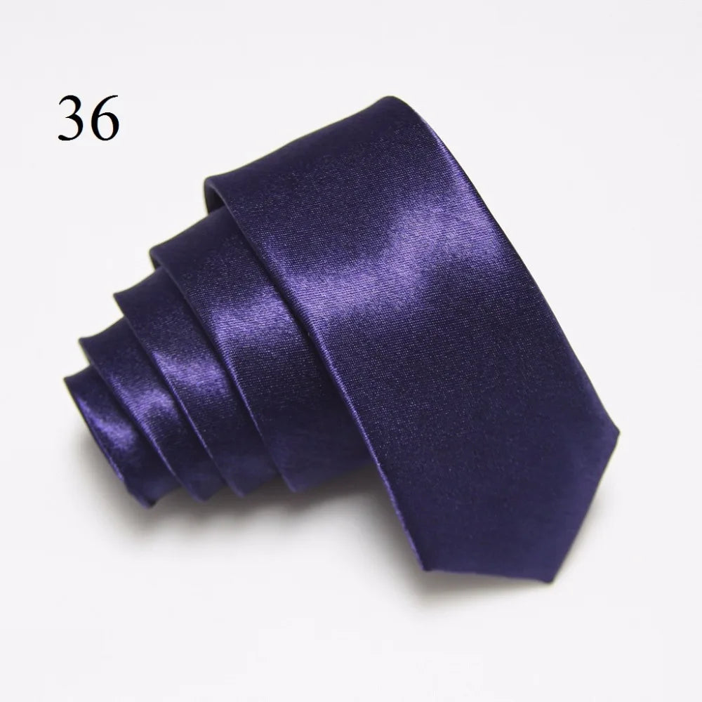 HOOYI Cravate fine tendance pour homme, 5 cm, étroite, cadeau de mariage