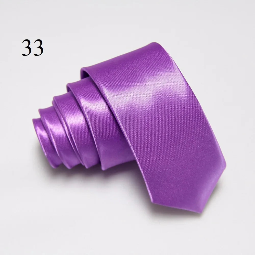 HOOYI Cravate fine tendance pour homme, 5 cm, étroite, cadeau de mariage