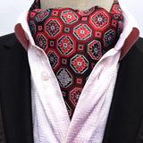 DANKEYISI Hochwertiger, modischer Luxus-Seidendruck-Herrenschal mit gepunkteten Schals, Anzugschal aus England, Jacquard, für Herren
